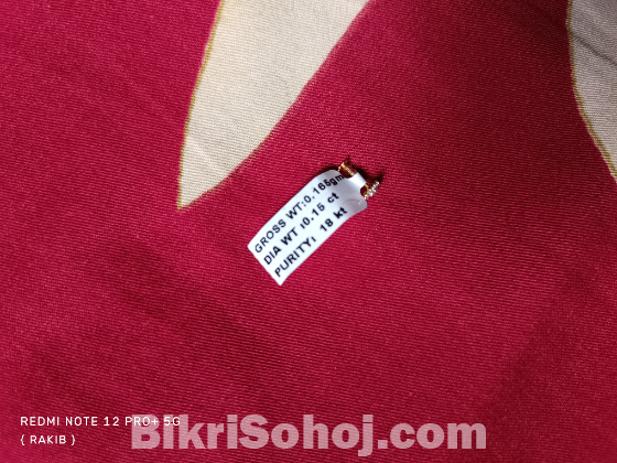 মেয়েদের ডায়মন্ড এর নাকফুল